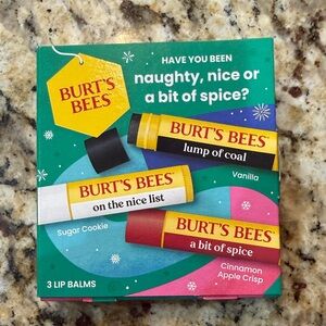 NWT Burt's Bees Festive Lip Balm Set